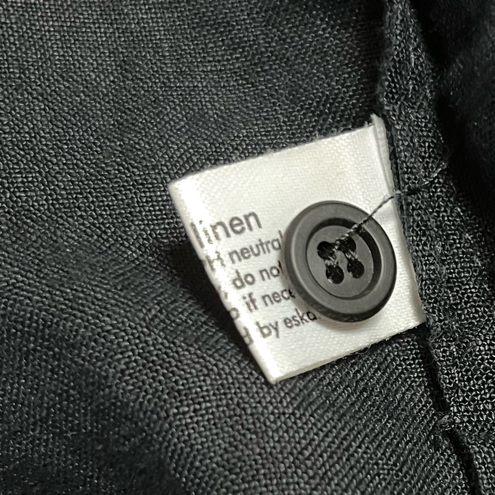 *SOLD* Eskandar 100% Linen 3/4 Sleeve Top (Runs L) - Picture 6 of 7